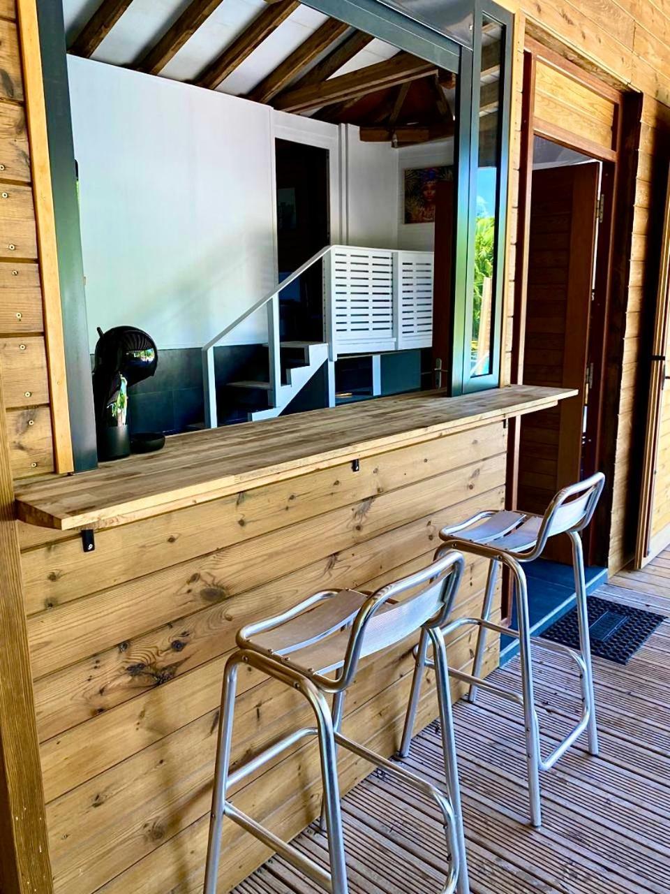 Charmant Bungalow Tout Confort Climatise - Terrasse Et Acces Plage ! Deshaies Exterior foto